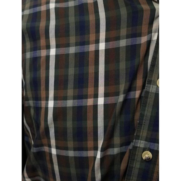 Twenty X Performance Small Multicolor Plaid Long Sleeve Button Down Shirt - Picture 2 of 11